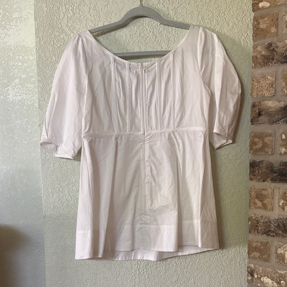 Tuckernuck White Square-Neck Puff Sleeve Top - Picture 2 of 3